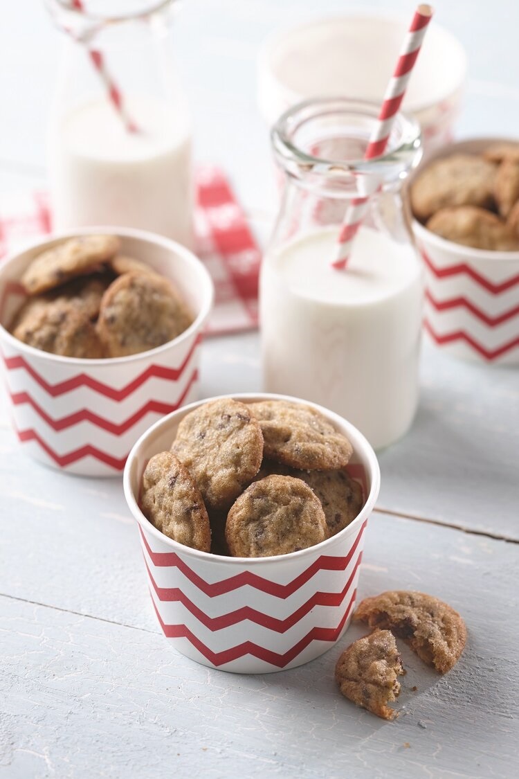 Mini Chocolate Chip Walnut Cookies