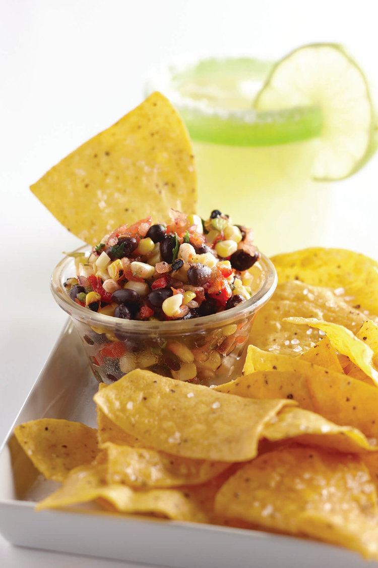 Grilled corn salsa