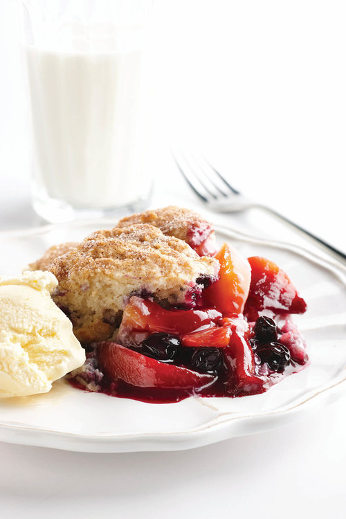 Peach-a-berry Cobbler