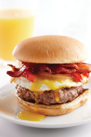Ultimate Pork Breakfast Burger