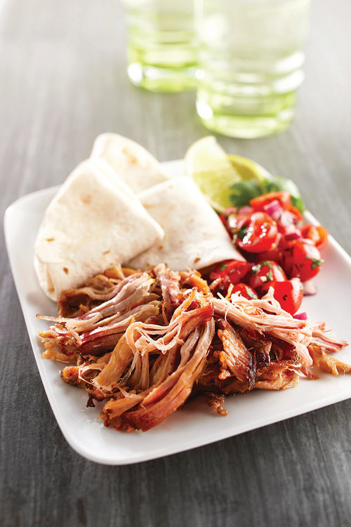 Pork Carnitas with Chunky Pico de Gallo