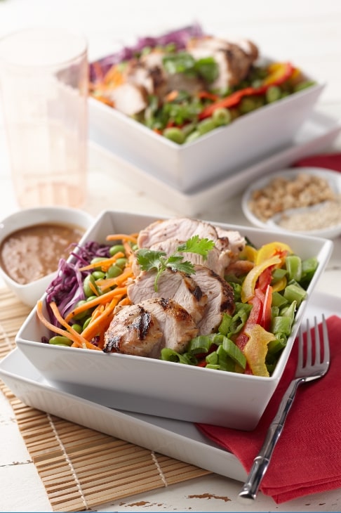 Grilled Turkey Chopped Thai Salad