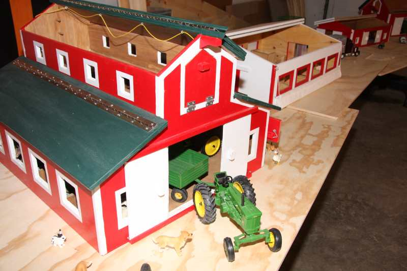 Retro Rural Toys Handmade Barns Make