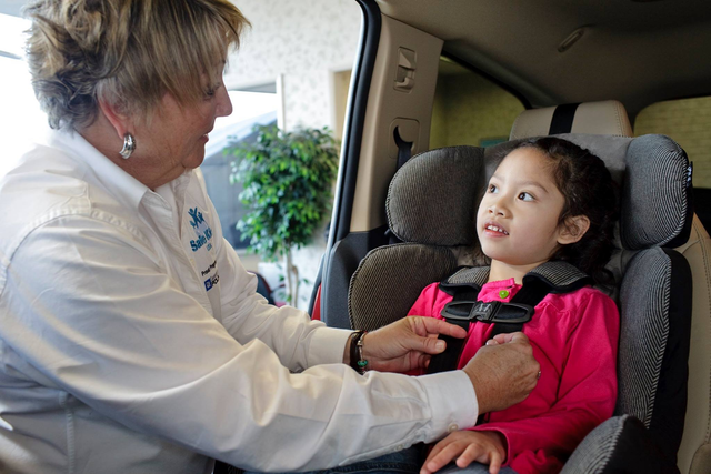 Carseat safety child in carseat