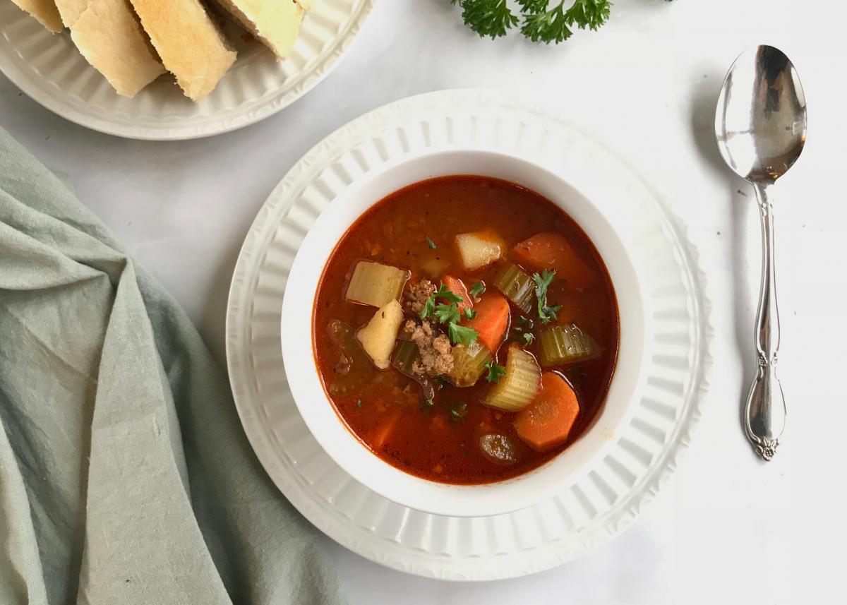 Hearty Beef and Vegetable Soup