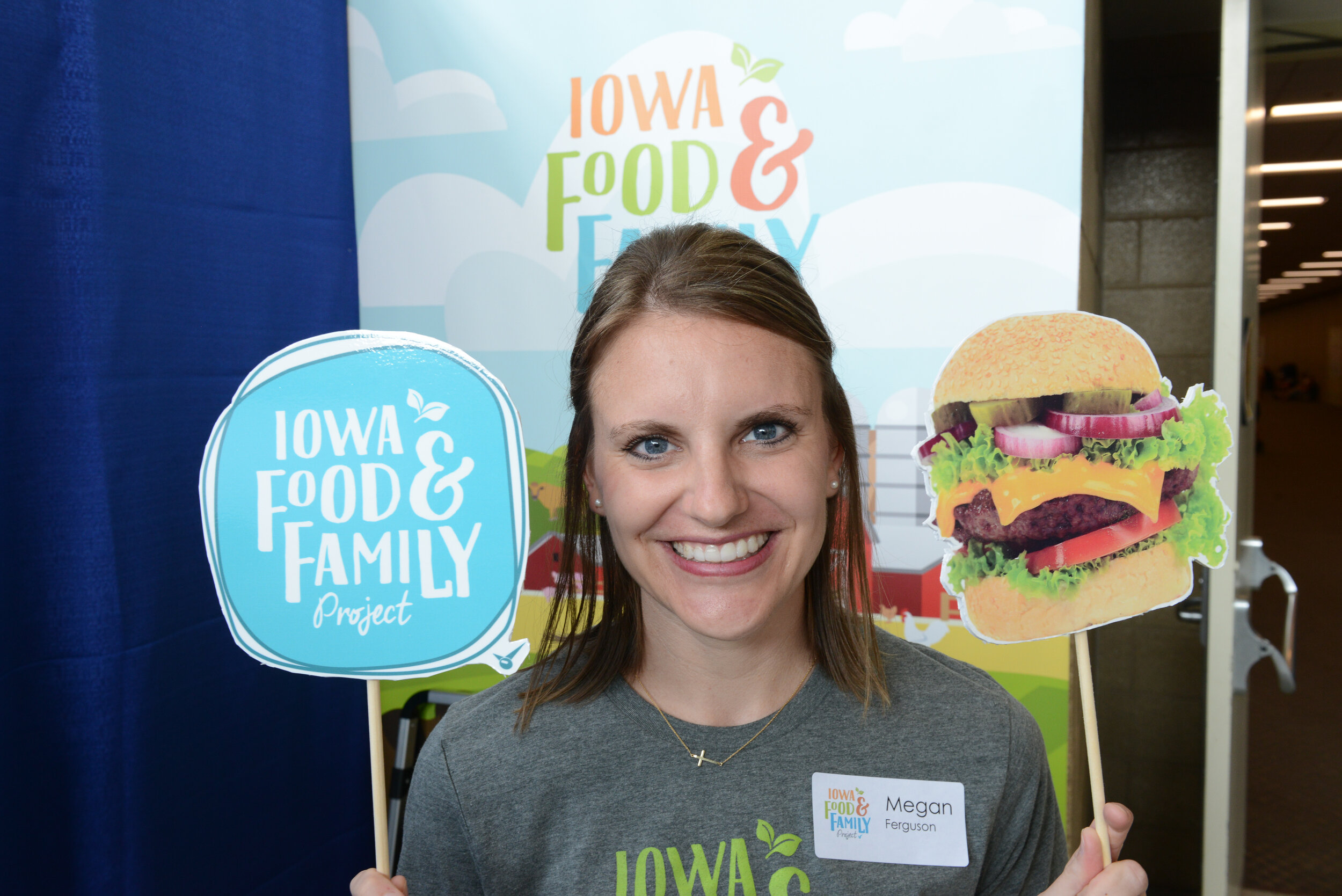 The 2017 fair included a fun food and farming photo booth provided by Midwest Dairy.