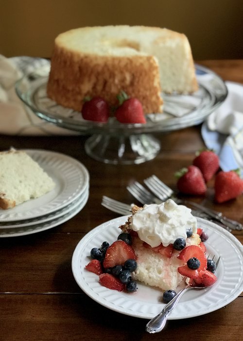 Heavenly Angel Food Cake recipe. Photo credit: Anita McVey