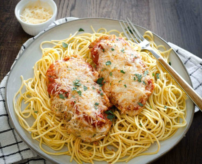 Air-Fried Chicken Parmesan